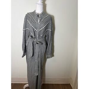 Pomander Place Black and White Maxi Dress